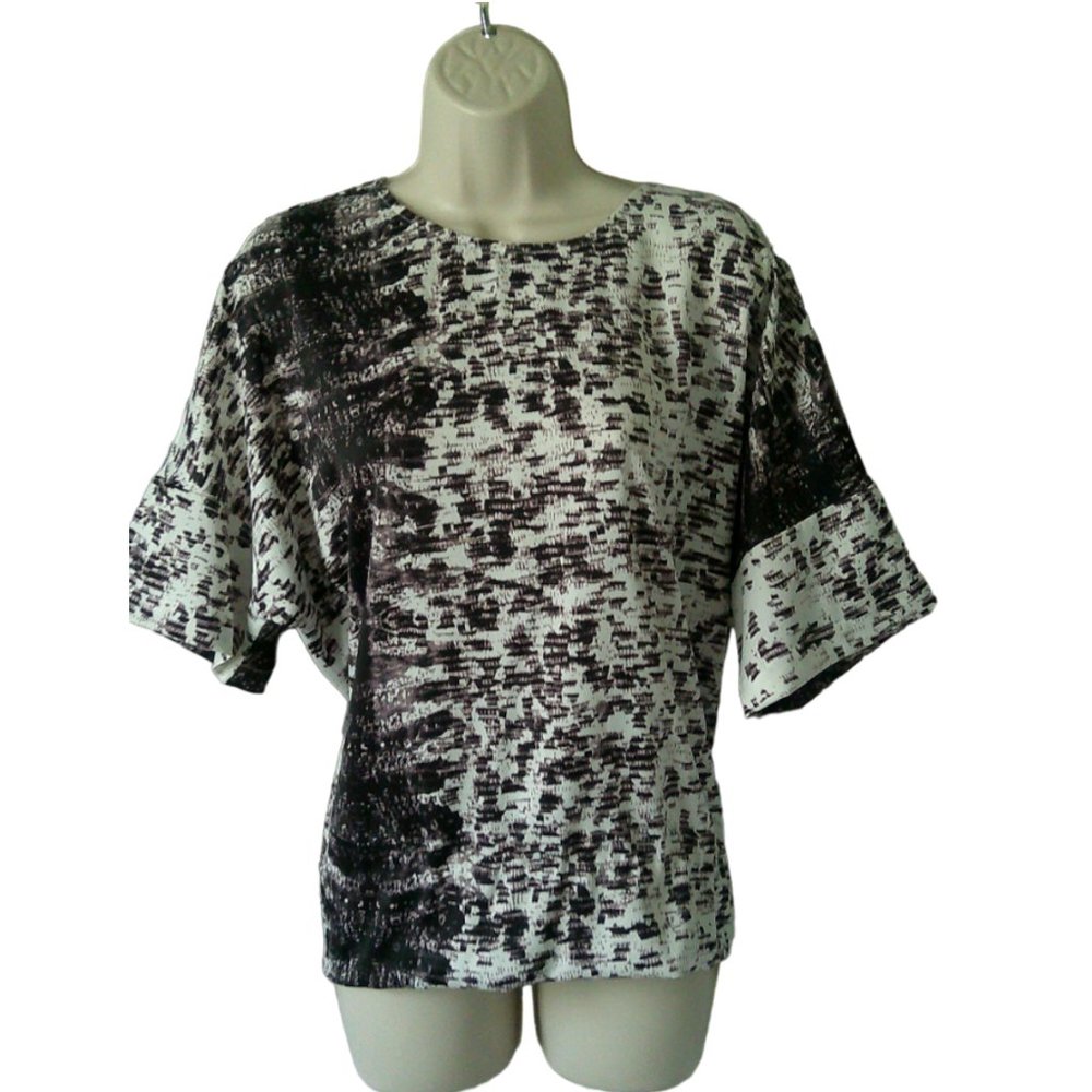 Kenneth Cole Women's Abstract Animal Print Top